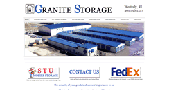 Desktop Screenshot of granitestorage.com